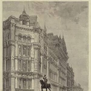 The Statue of the Late Prince Consort at Holborn Circus (engraving)