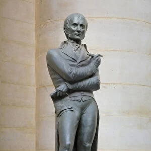 Statue of Xavier Bichat (1771-1802), French doctor, Bronze sculpture by David d Angers (1839-1909). Photography, KIM Youngtae, Paris