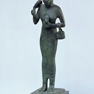 Statuette of the goddess Bastet, Third Intermediate Period (bronze)