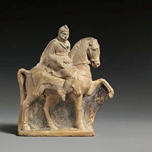 Statuette of a horseman, 3rd century BC (terracotta)