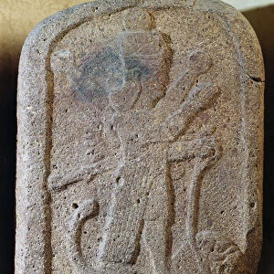 Stele depicting Ishtar of Arbele on a lion (stone)