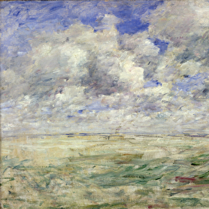 Stormy Sky above the Beach at Trouville, c. 1894-97 (oil on canvas)