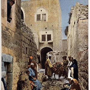 A street in Bethlehem, late 19th century