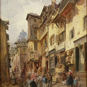Street Scene, Northern France