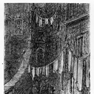 A Street in Whitechapel, from London, a Pilgrimage by William Blanchard Jerrold