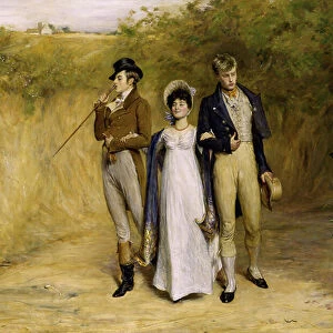 Two Strings to her Bow, 1887 (oil on canvas)