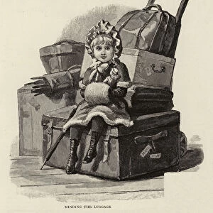 Studies of Life and Character at a Railway Station (engraving)