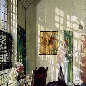The Studio (oil on canvas)