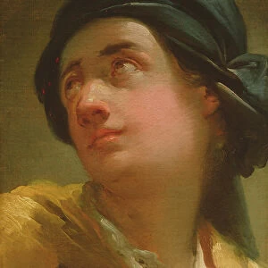 Study of the head of a youth