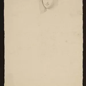 Study after Leonardo da Vincis Mona Lisa, c. 1854-56 (graphite & stump on paper)