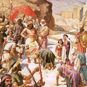 The submission of Coniah to Nebuchadnezzar, 587 BC