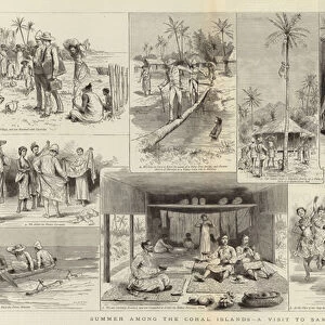 Summer among the Coral Islands, a Visit to Samoa (engraving)