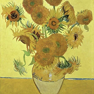Vincent van Gogh Collection: Sunflowers painting