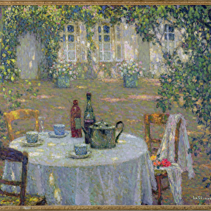 The Table in the Sun in the Garden, Gerberoy, c. 1911 (oil on canvas)