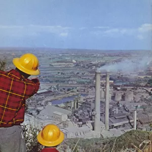 Taiwan: Cement industry, 1962 (photo)