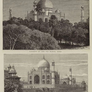 The Taj Mahal, Agra (engraving)
