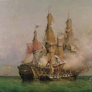 The Taking of the Kent by Robert Surcouf (1736-1827) in the Gulf of Bengal