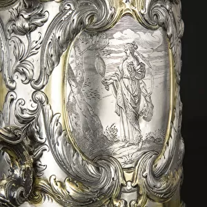 Detail of a tankard, Danzig, c. 1670 (parcel gilt silver) (see also 469708 and 469710)