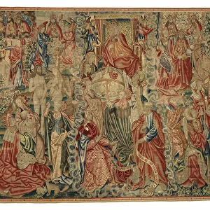 Tapestry, part of a Credo tapestry depicting The Creation of the World, made in Brussels, Belgium, c. 1500-10 (wool)