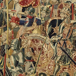 Tapestry showing the Conquests of king Alfonso V of Portugal