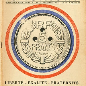 The Temoin, Satirical in Colours, 1934_12_2: Liberte - Egalite - Franternite