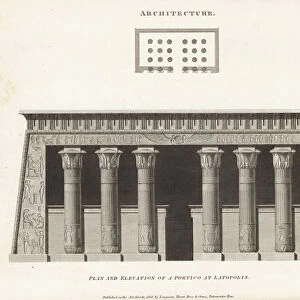 The Temple of Khnum at Esna, Egypt. 1808 (engraving)