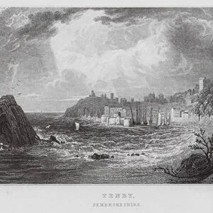 Tenby, Pembrokeshire (engraving)