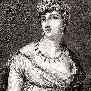 Theresa Cabarrus, Madame Tallien, from Histoire de la Revolution Francaise