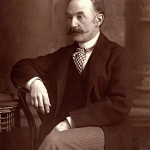 "Thomas Hardy (1840-1928) English novelist and poet, who was born and lived most of his life in Dorset (woodburytype)