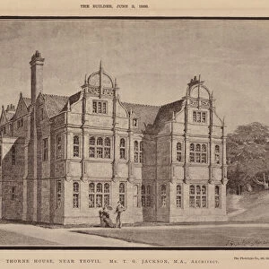 Thorne House, near Yeovil (engraving)