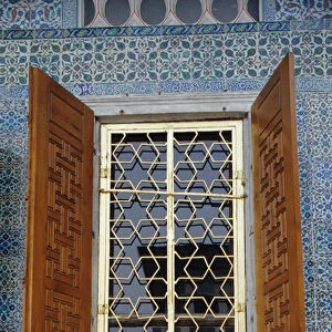 Tilework on the exterior of the Circumcision Room, built in 1648 (photo)
