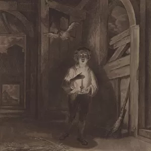 A Timid Boy (engraving)