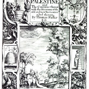 Title-page to A Pisgah-sight of Palestine by Thomas Fuller published in 1650