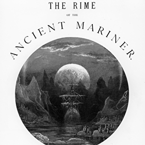 Title page from The Rime of the Ancient Mariner by S