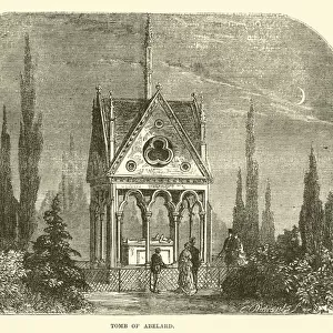 Tomb of Abelard (engraving)