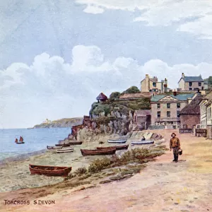 Torcross,s Devon (colour litho)