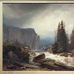 The torrent, 1848, (oil on canvas)