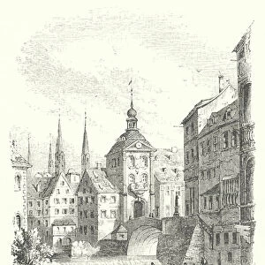 The Town-Hall, Bamberg (engraving)