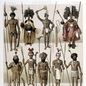 Traditional costumes of the indigenous people of Oceania