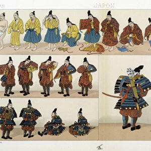 Traditional Japanese Samurai Clothing - in "The Historical Costume"