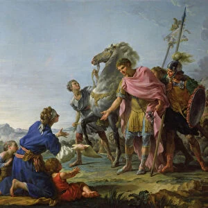 Trajan (53-117) Showing Mercy, 1765 (oil on canvas)