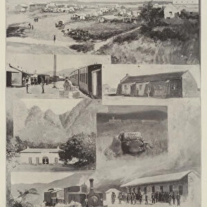 The Transvaal Crisis, Scenes in South Africa (litho)