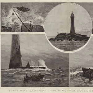 Trinity House and its Work, a Visit to some Well-Known Lighthouses on the South Coast (engraving)