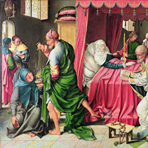 Triptych with the Death of the Virgin, 1515 (oil on panel)
