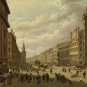 The Trongate, Glasgow, 1826 (oil on canvas)