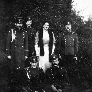 The Tsarina of Russia, Alexandra of Russia (b / w photo)
