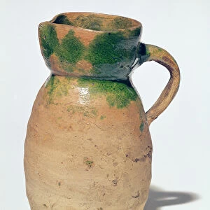 Tudor jug, 1550-1600 (earthenware)