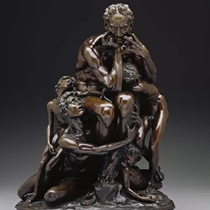 Ugolino and his Children, 1860, cast c. 1871 (bronze)