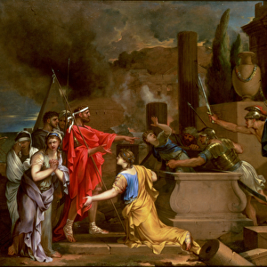 Ulysses discovering Astyanax in Hectors Tomb, c. 1654-56