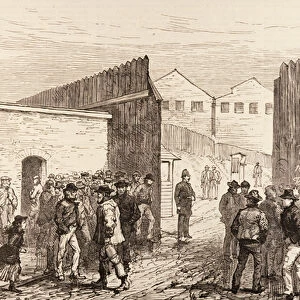 The Unemployed of London: Inscription on the Gates, West India Docks, from The
